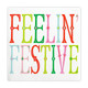 Feeling Festive Beverage Napkins