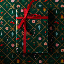 Wrapping Paper- Christmas Argyle Continuous