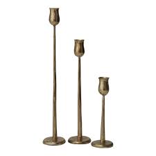 Auric Candlestick 2.5" x 15.25" Brass