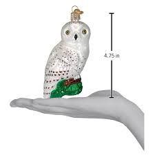 16079 Great White Owl Orn