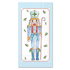 Blue Nutcrackers Guest Napkin