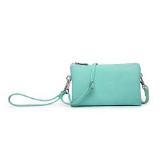 M013-AQMRN Riley Crossbody - Aquamarine