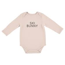 Long sleeve Onesie - Ski Bunny