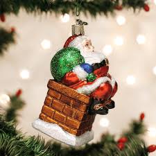 40297 Chimney Stop Santa Orn