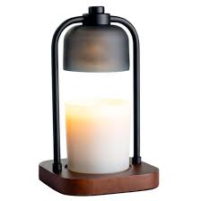 Pendant Candle Warmer Lantern - Black