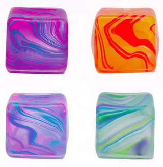 Tie Dye Stress Cube - Squishies