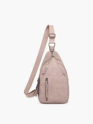 M2342-SD Nikki Dual Comp Sling Pack Bag - S D