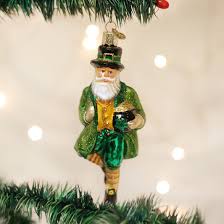 40201 Irish Santa Ornament - OWC