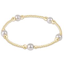 Purpose Pearl Gold 6mm Bracelet
