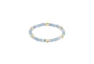 Extends Presence Gemstone 4mm Bracelet - Aquamarine