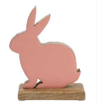 Coral Wood Bunny Small