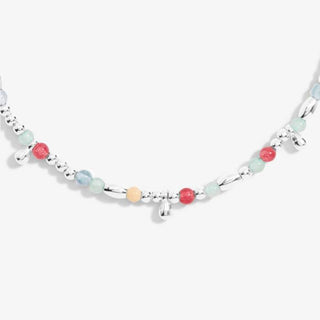 A Little Multi Stone Silver Anklet
