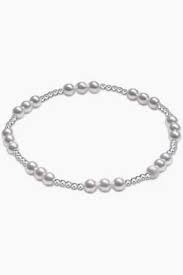 Joy Pearl Silver 4mm Bracelet