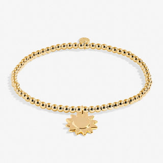 A Little "You Are My Sunshine" Gold Bracelet