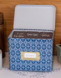 Carson Tin Recipe Box