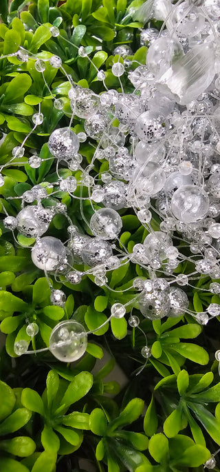 GD1299 Silver Glitter Garland