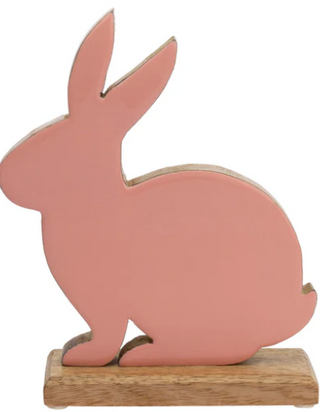 Coral Wood Bunny Large