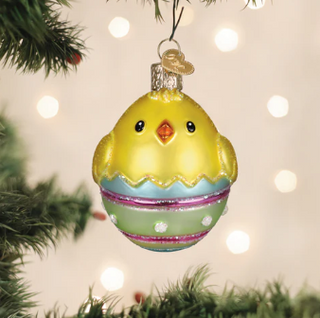 32848 - Chick In Easter Egg Ornament - OWC