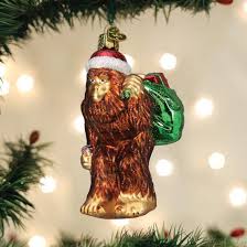 24213 Santa Sasquatch Orn.