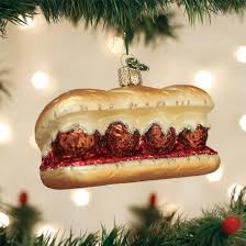 32384 Meatball Sandwich Ornament - OWC