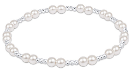 Together Pearl Silver 4mm Bracelet