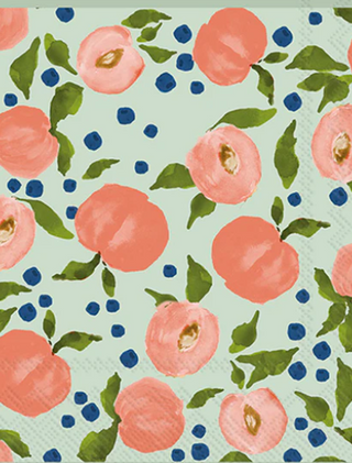 Peaches Luncheon Napkin