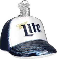 32565 Miller Lite Baseball Cap Orn.