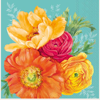 Joni Turquoise Lunch Napkin