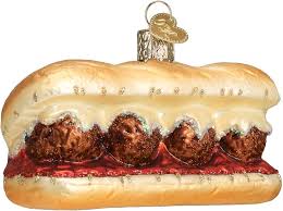 32384 Meatball Sandwich Ornament - OWC
