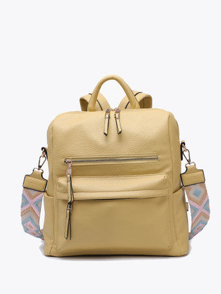 Amelia Convertible Backpack w/ Guitar strap Daffodil