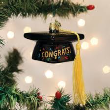 36342 Graduation Cap Orn
