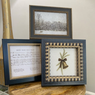 Framed Winter Art Work 5.5" - 6.5"