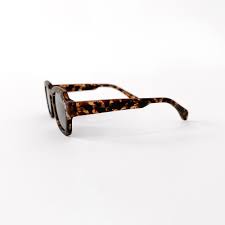 Courtney Square Sunglasses Tortoise/Brown Lens