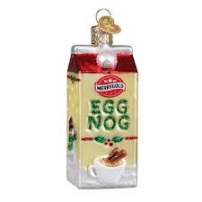 32697 Eggnog Carton Ornament