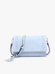 m2435-prwkl isadora whipstitch crossbody periwinkle