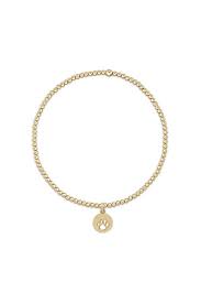 Extends Classic Gold 3mm Bracelet - Paw Print Gold