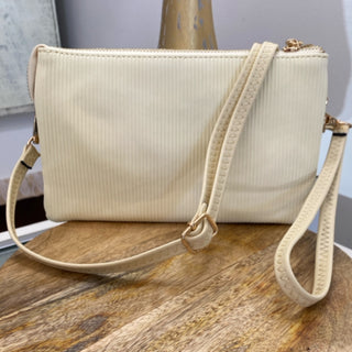 Riley Pleated - Pale Yellow Crossbody