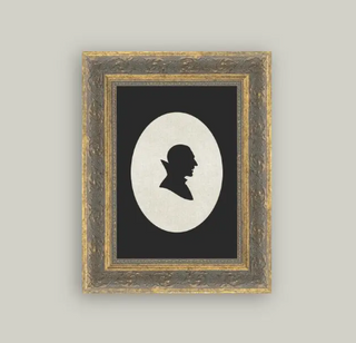 Vampire Silhouette artwork - 5x7