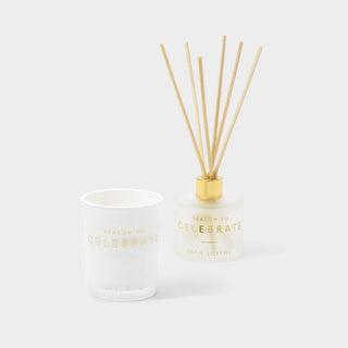 KL DOORBUSTER Christmas Mini Set "Season to Celebrate" Candle/Reed Diffuser