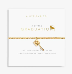 A Little "Graduation" Gold Bracelet