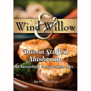 Bacon Stuffed Mushroom Cheeseball and Appetizer Mix