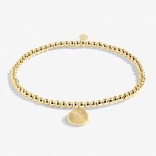 A Little Birthflower "October" Gold Bracelet