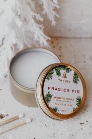 Frasier Fir Poured Candle, Travel Tin 2.5oz