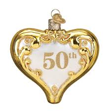 30056 50th Anniversary Heart Orn