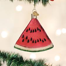 28062 Watermelon Wedge Orn