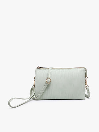 Riley Pleated - LT. Sage Crossbody