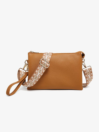 M2056-CA Izzy Crossbody w/ Guitar Strap - Camel