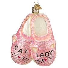 32662 Cat Lady Slippers Orn