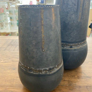 Galvanized Vases medium