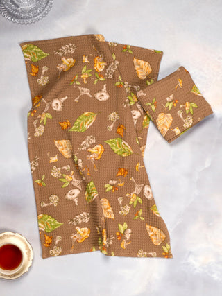 Mushroom Forager Tea Towel
